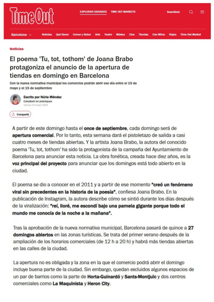 11 prensa Tututothom Joana Brabo Time out