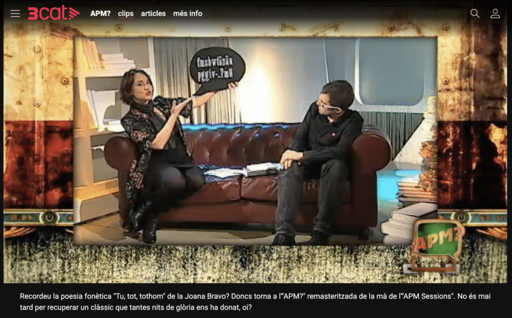 Prensa 3cat tv3 tututothom joanabrabo