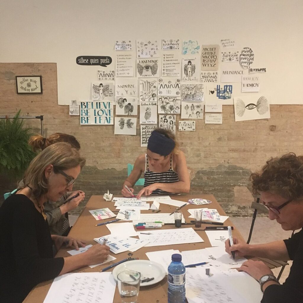 Taller de caligrafía JOANA BRABO 02