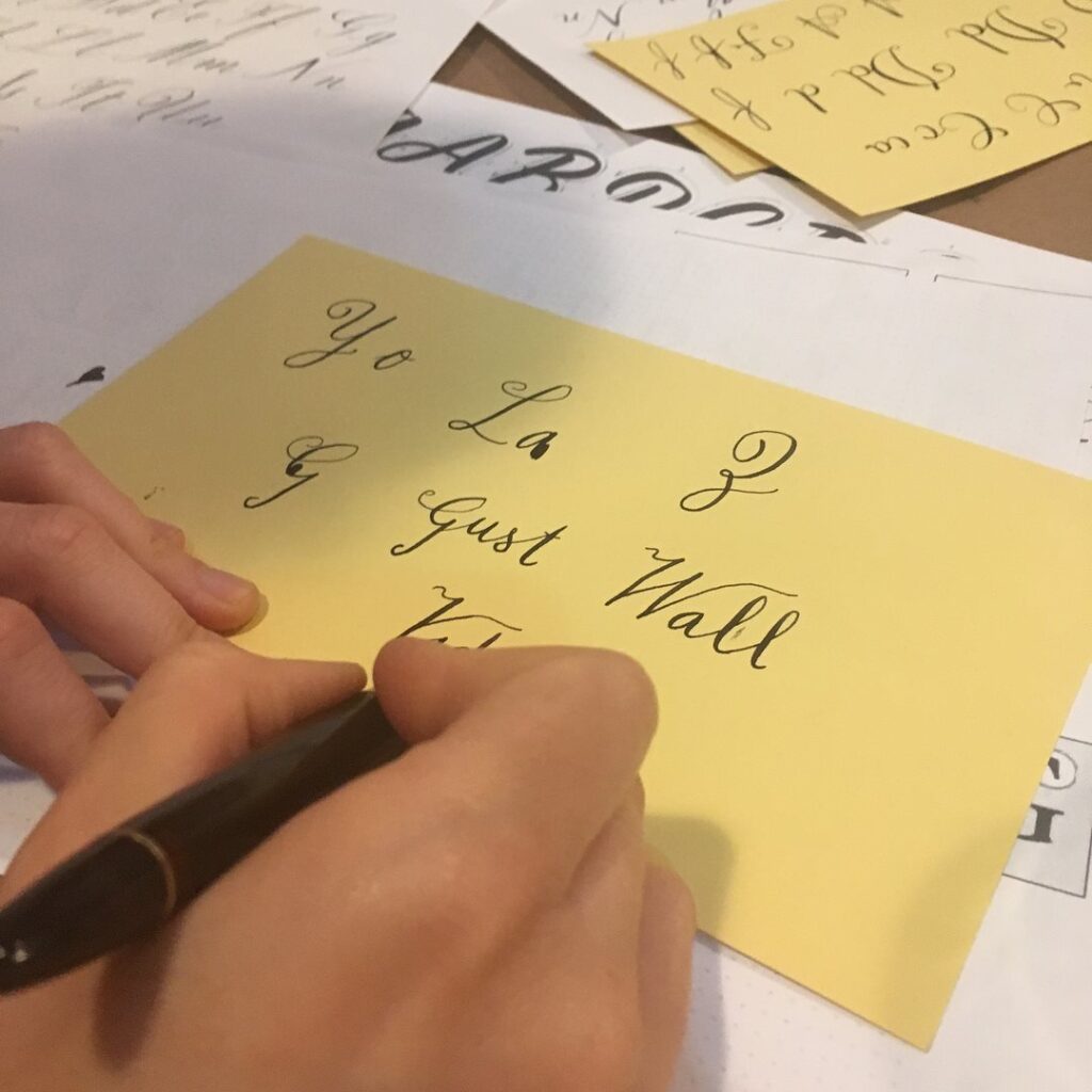 Taller de caligrafía JOANA BRABO 06