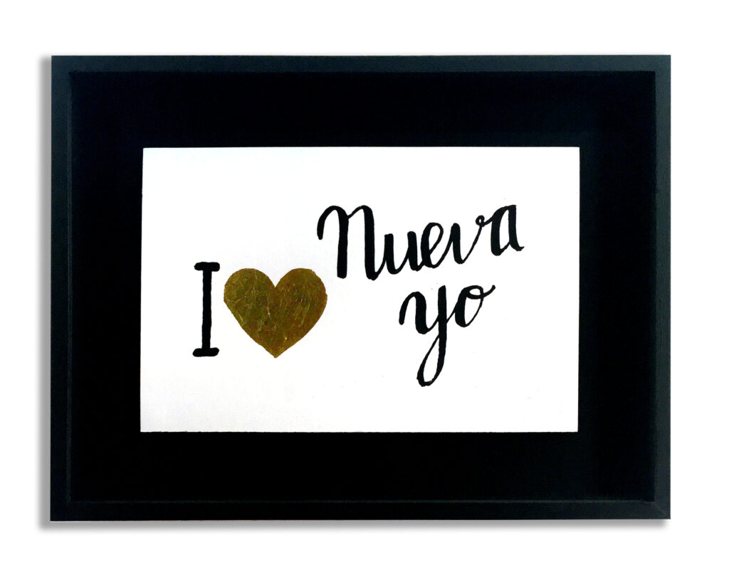 i love NY oro 22x14